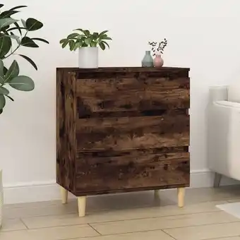 ManoMano Maisonchic - Sideboard Sideboard Kommode Küchenschrank Aufbewahrungsschrank Räuchereiche 60x35x70 cm Holzwerkstoff NNDG1913 Angebot