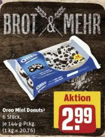 REWE Oreo Mini Donuts 144-g-Pckg. Angebot