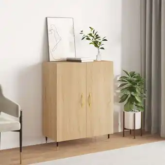 ManoMano Maisonchic - Sideboard,Beistellschrank,Kommode fuer Flur, Kueche, Esszimmer und Wohnzimmer Sonoma-Eiche 69,5x34x90 cm Holzwer Angebot