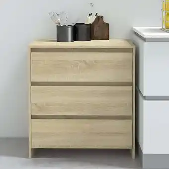 ManoMano Maisonchic - Sideboard Anrichte,Beistellschrank fuer Flur,Kueche,Kommode Sonoma-Eiche 70x41x75 cm Holzwerkstoff 55265 - Braun Angebot