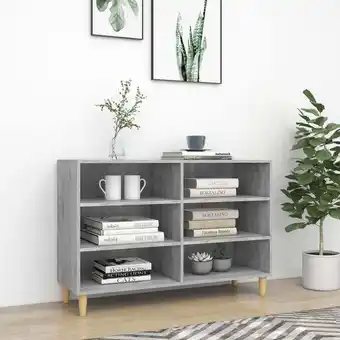 ManoMano Bonnevie - Sideboard Kommode für Wohnzimmer - Schrank Anrichte Grau Sonoma 103,5x35x70 cm Holzwerkstoff -FV31234 - Grau Angebot