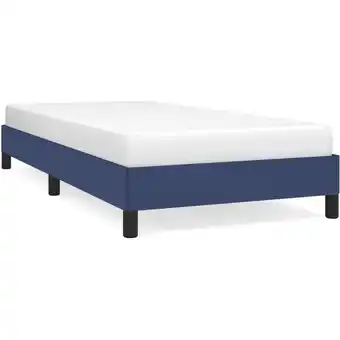 ManoMano Maisonchic - Bettgestell - Schlafzimmerbett - Erwachsenenbett Blau 80x200 cm Stoff XTJTE734927 Angebot