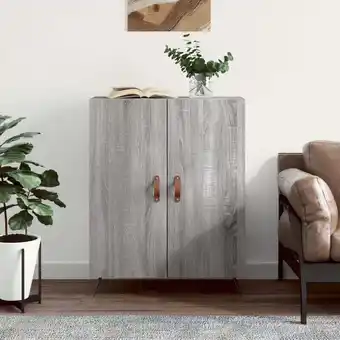 ManoMano Bonnevie - Sideboard Kommode für Wohnzimmer - Schrank Anrichte Grau Sonoma 69,5x34x90 cm Holzwerkstoff -FV86428 - Grau Angebot