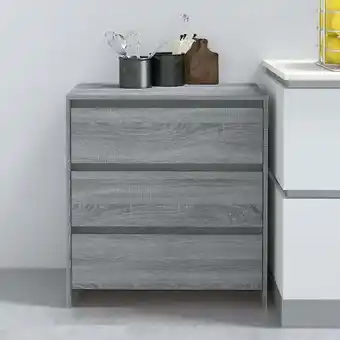 ManoMano Bonnevie - Sideboard,Küchenschrank,Kommode,Beistellschrank Grau Sonoma 70x41x75 cm Holzwerkstoff CEIN692299 Angebot