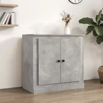 ManoMano Sideboard Kommode Küchenschrank Aufbewahrungsschrank Betongrau 70x35,5x67,5 cm Holzwerkstoff NNDG9840 Maisonchic Angebot