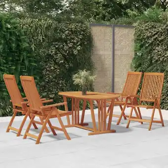 ManoMano 4 Stk. Klappbare Gartenstühle, Gartensessel, Gartenmöbel, Liegestühle Massivholz Eukalyptus LLOAQ152112 Maisonchic Angebot