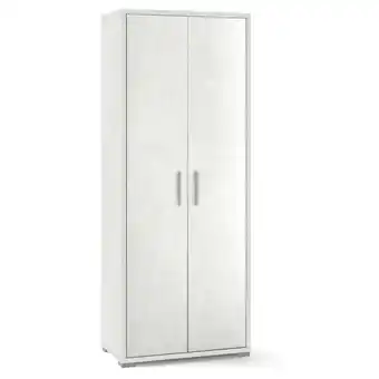 ManoMano Mehrzweckschrank mit zwei Türen in Ossido White 71x41x H182 cm Angebot