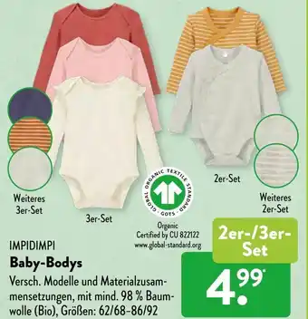 Aldi Süd Impidimpi Baby Bodys Angebot