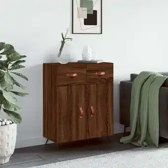 ManoMano Bonnevie - Sideboard,Küchenschrank,Kommode,Beistellschrank Braun Eichen-Optik 69,5x34x90 cm Holzwerkstoff CEIN526851 Angebot