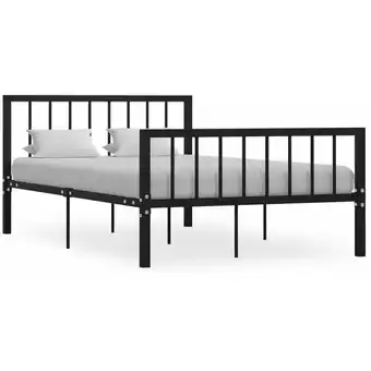 ManoMano Maisonchic - Bettgestell, Schlafzimmerbett/Doppelbett, Erwachsenenbett Schwarz Metall 120x200 cm XTJTE437786 Angebot