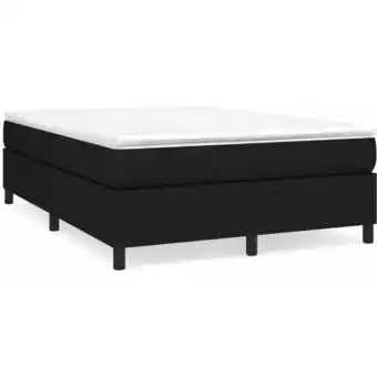 ManoMano Bonnevie - Bettrahmen Einzelbett,Bettgestell und Polsterbett,Boxspringbett mit Matratze Schwarz 140x190 cm Stoff 89150 - Schw Angebot