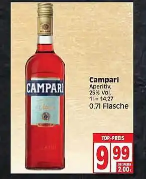 Edeka Campari Angebot