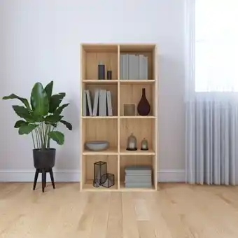 ManoMano Bonnevie - Bücherregal 66×30×130 cm,Bücherschrank/Sideboard für Wohnzimmer, Arbeitszimmer, Büro Sonoma-Eiche Holzwerkstoff -F Angebot