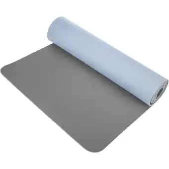 ManoMano Doppellagige rutschfeste blaue Yogamatte 183x61x0.8 cm - Primematik Angebot