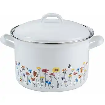 ManoMano Riess Fleischtopf Country Flora mit Deckel Ø14cm 1 Liter Induktion Angebot