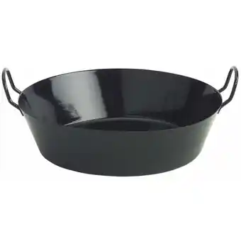 ManoMano Riess Schnitzelpfanne schwarz, emailliert, Höhe: 110 mm, ø: 400 mm Angebot