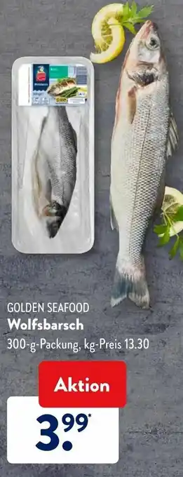 Aldi Süd Golden Seafood Wolfsbarsch 300g Angebot