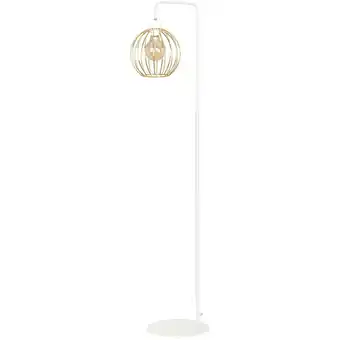 ManoMano Emibig Lighting - Emibig pineta Weiß/Gold Stehlampe 1x E27 Angebot