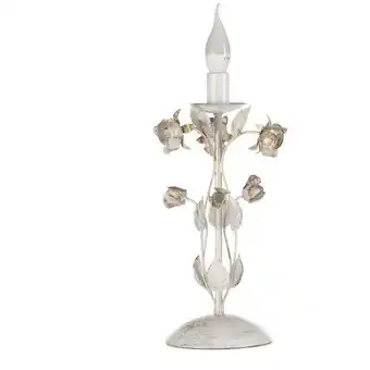 ManoMano Onli CAROLINA Carolina Large Candle Flower Design Tischlampe, Elfenbein Angebot