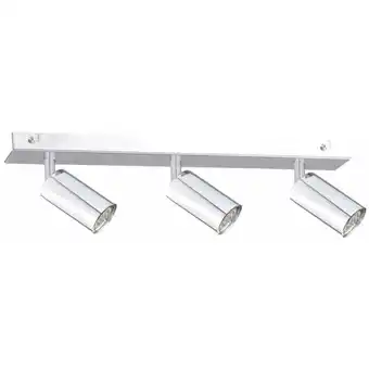 ManoMano Keter Lighting - 2098 Eye Deckenstrahler Bar Silber, 50cm, 3x GU10 Angebot