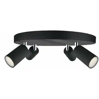 ManoMano 2088 Eye Deckenstrahler Cluster Schwarz, 30cm, 4x GU10 - Keter Lighting Angebot