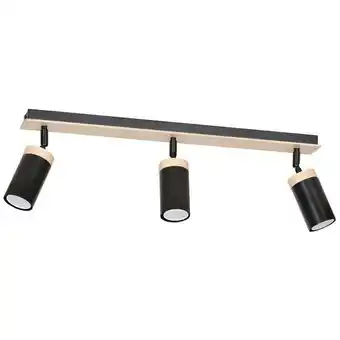 ManoMano Emibig Lighting - Emibig elba Schwarze Deckenstrahlerleiste 3x GU10 Angebot