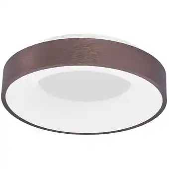 ManoMano Bancroft 38 cm integriertes LED-Halbbündiglicht, gebürstetes Kaffee-Aluminium, led, 30 w, 1950 lm, 3000 k - Merano Angebot