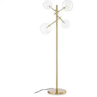 ManoMano Equinoxe 4-flammige mehrarmige Stehlampe aus Messing - Ideal Lux Angebot