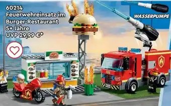 Lego 60214 Feuerwehreinsatz im Burger Restaurant Angebot