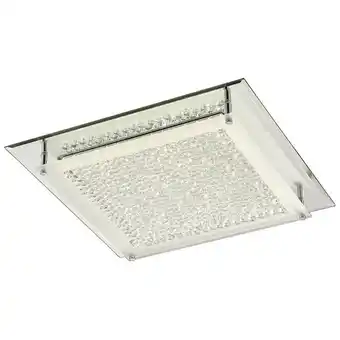 ManoMano Inspired Deco - Gina - led Flush Deckenleuchte, 420 mm quadratisch, 21 w 1680 lm 4000 k poliertes Chrom, Kristall Angebot