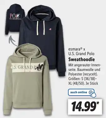 Lidl esmara x U.S. Grand Polo Sweathoodie Angebot