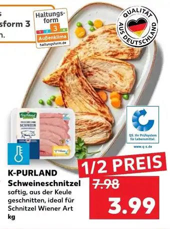 Kaufland K-Purland Schweineschnitzel Angebot