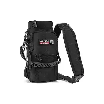 ManoMano Wild Wolf Outfitters - Rucksack mit 2 Taschen und verstellbarem Gurt - 1.2 l, Schwarz - black Angebot