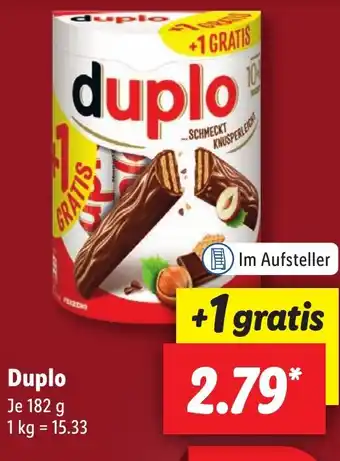 Lidl duplo 182 g Angebot