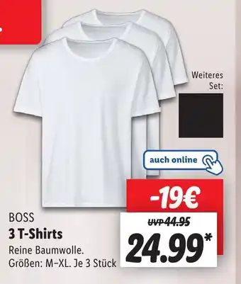 Lidl BOSS 3 T-Shirts Angebot