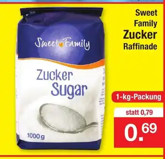 Zimmermann Sweet Family Zucker Raffinade 1kg Angebot