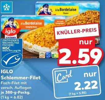 Kaufland IGLO Schlemmer-Filet 380 g Packg. Angebot