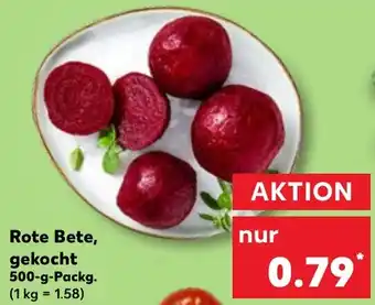 Kaufland Rote Bete, gekocht 500 g Packg. Angebot