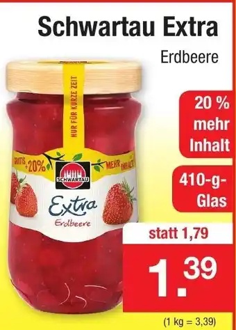 Zimmermann Schwartau Extra Erdbeere 410g Angebot