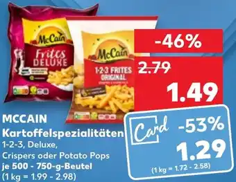 Kaufland MCCAIN Kartoffelspezialitäten 500-750 g Beutel Angebot