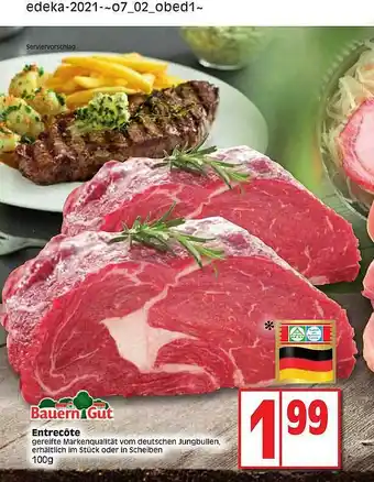 Edeka Bauern Gut Entrecôte Angebot