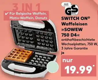 Kaufland SWITCH ON Waffeleisen SOWEW 750 D4 Angebot