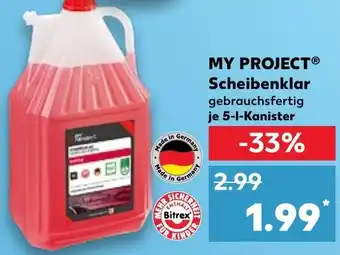 Kaufland MY PROJECT Scheibenklar 5 L Kanister Angebot