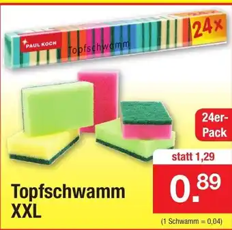 Zimmermann Topfschwamm XXL Angebot