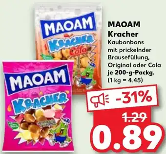 Kaufland MAOAM Kracher 200 g Packg. Angebot