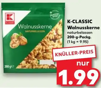 Kaufland K-CLASSIC Walnusskerne 200 g Packg. Angebot