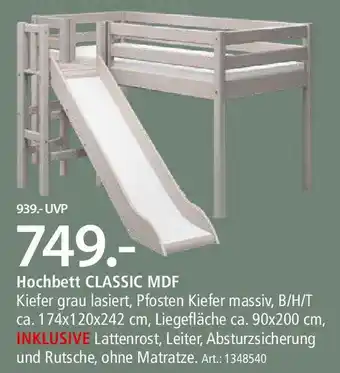 Zurbrüggen FLEXA Hochbett CLASSIC MDF Angebot