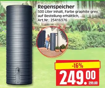 Herkules Baumarkt Regenspeicher 500 Liter Inhalt Angebot