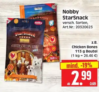 Herkules Baumarkt Nobby Star Snack 113g Angebot