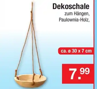 Zimmermann Dekoschale Angebot